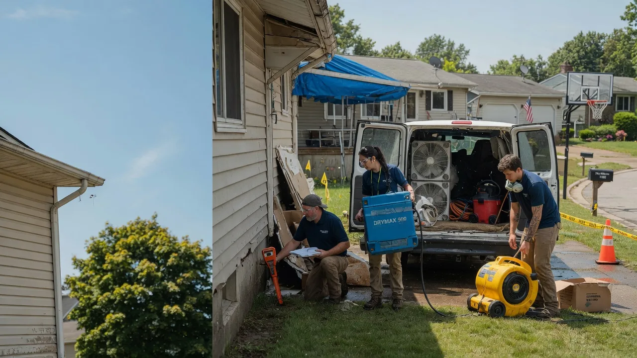 Ceiling Leak Cleanup in Smithfield, PA near me
